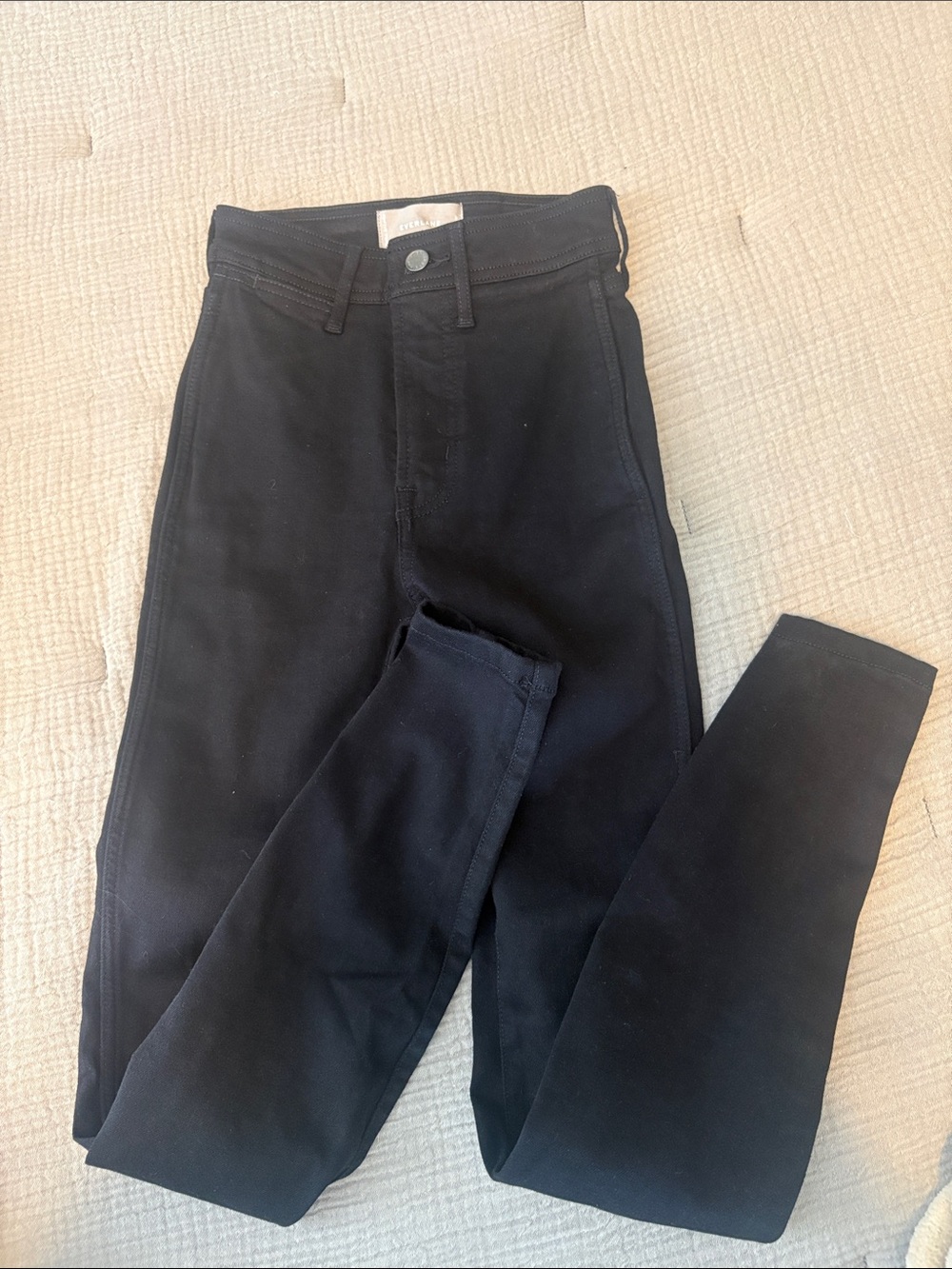 Everlane The Way High Black Skinny Jeans